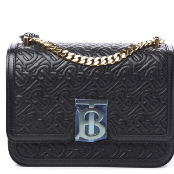 Burberry Handbags - SOLD!!! Burberry Monogrammed small TB bag